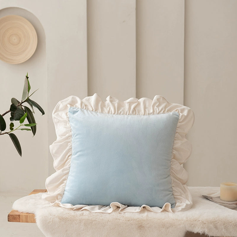 Reversible Flannel Lumbar Pillow Cover Inner