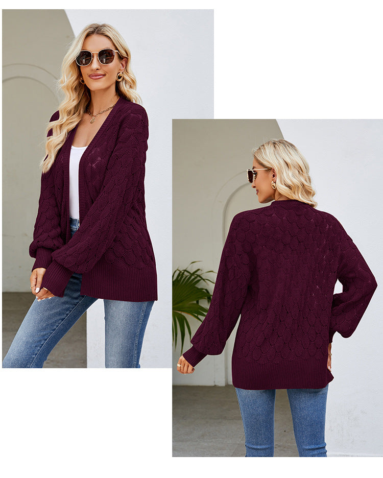 Casual Designed Knitted Cardigan Sweaters