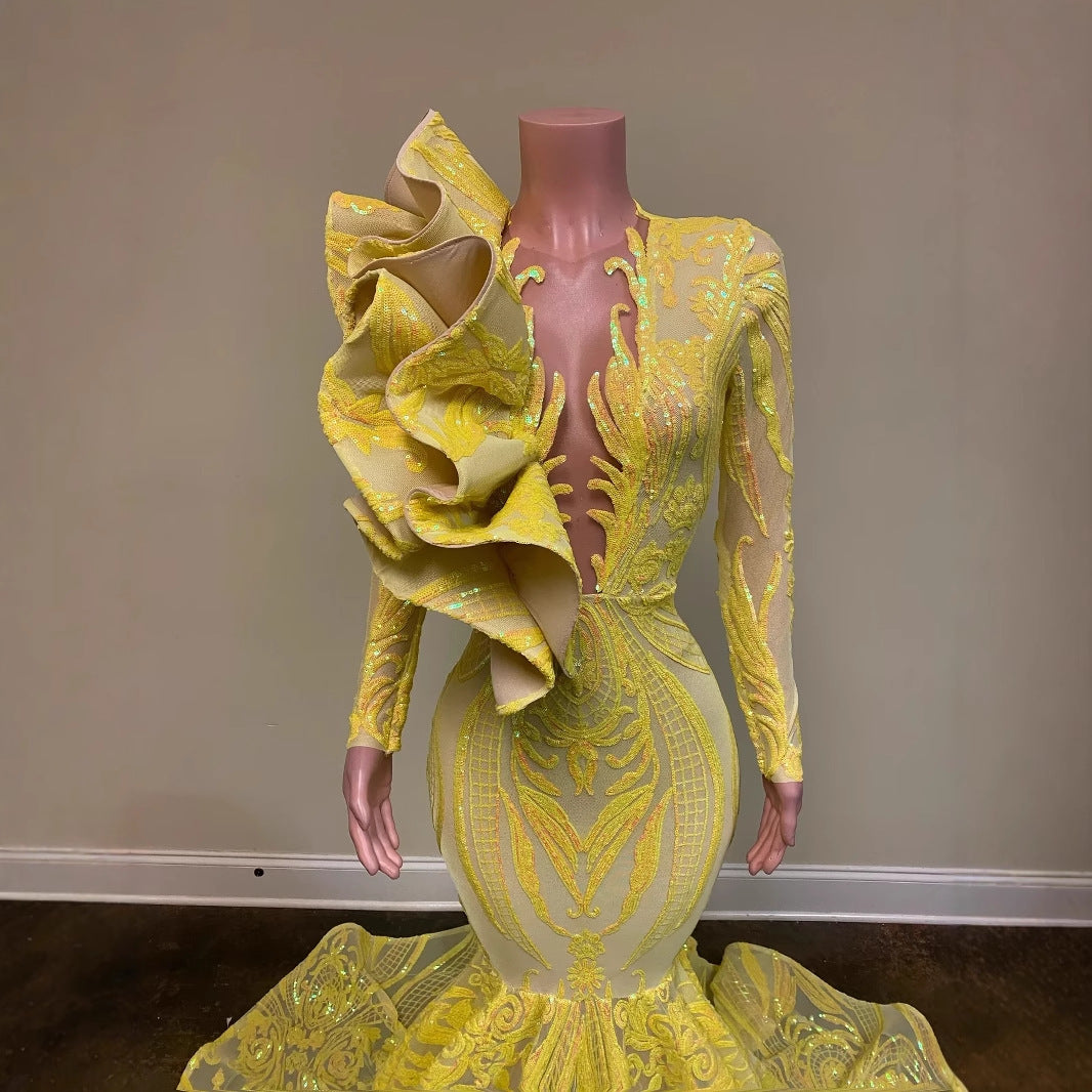 Elegant Mermaid Mermaid Evening Gown