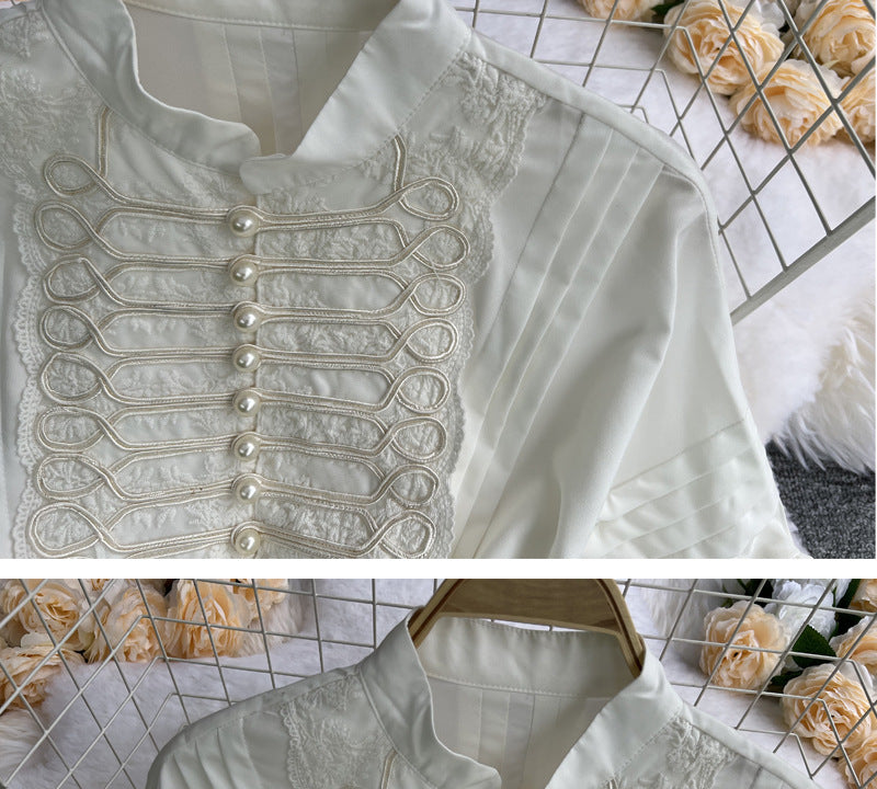 Royal-Inspired Doll Collar Dress