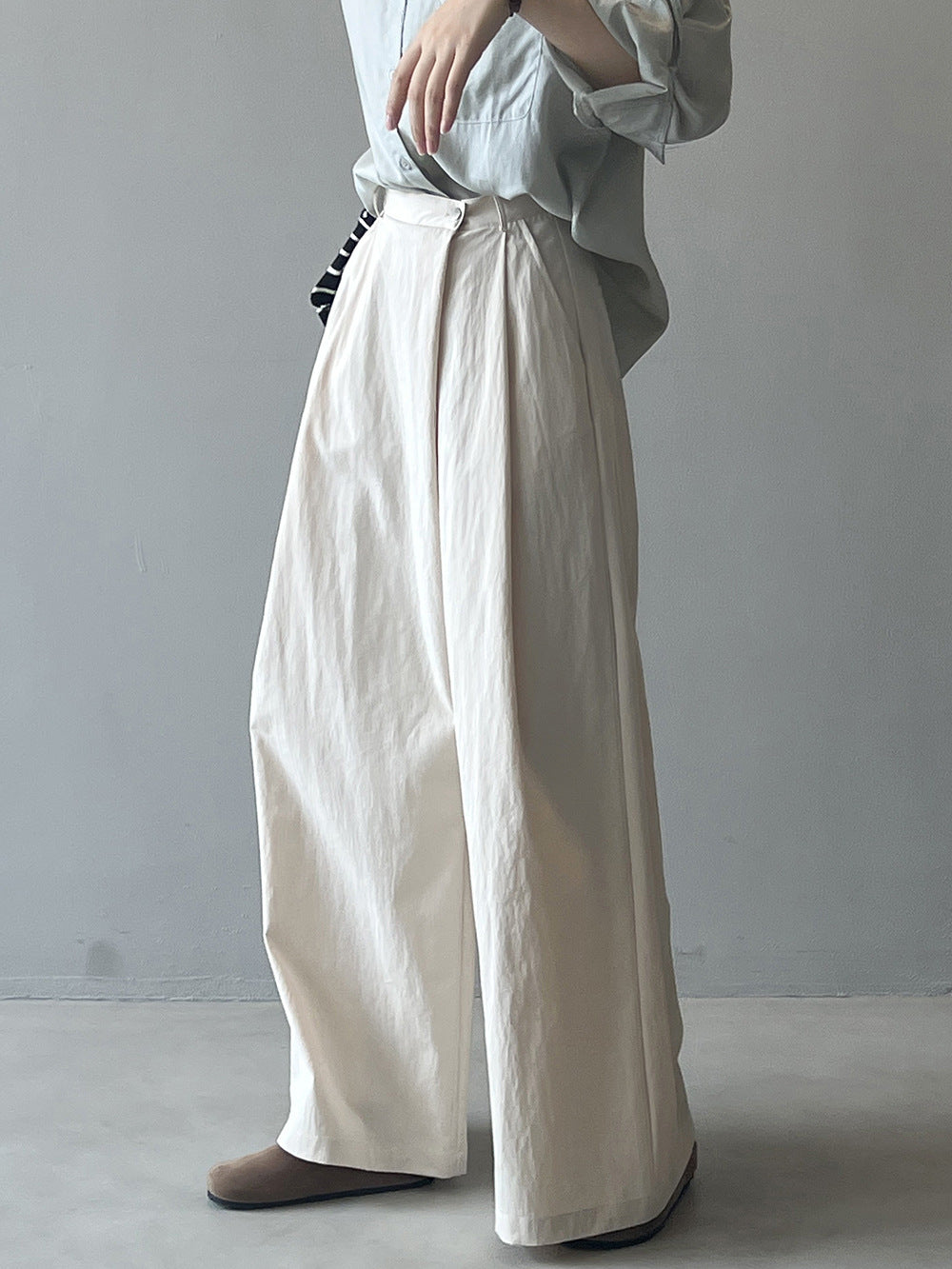 Women's Asymmetric Hem Wide-Leg Pants