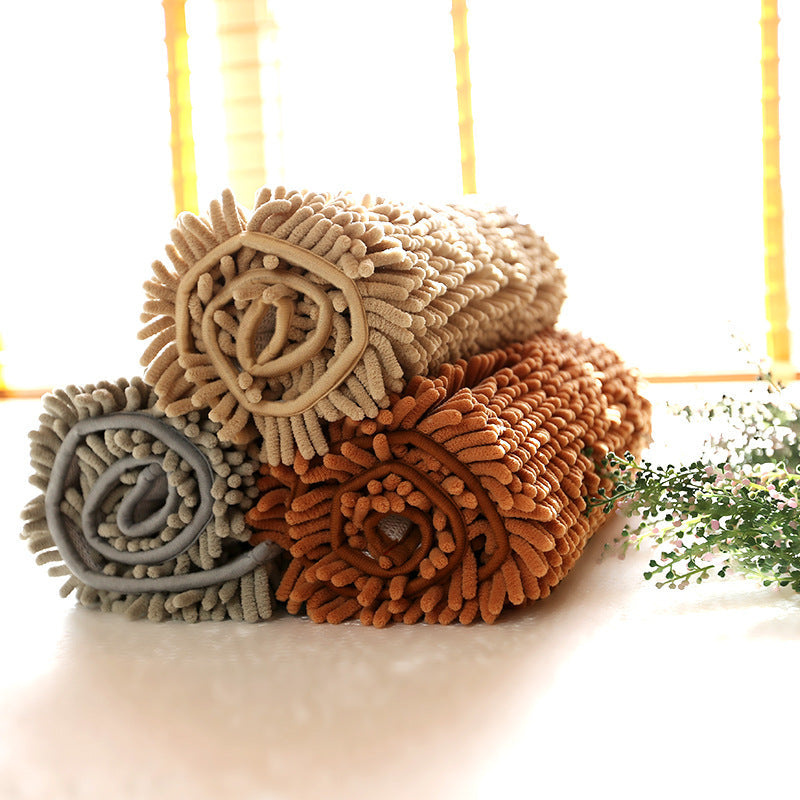 Chenille Floor Mat – Absorbent, Non-Slip Rug for Bedroom, Kitchen, Living Room, Bathroom & Entryway