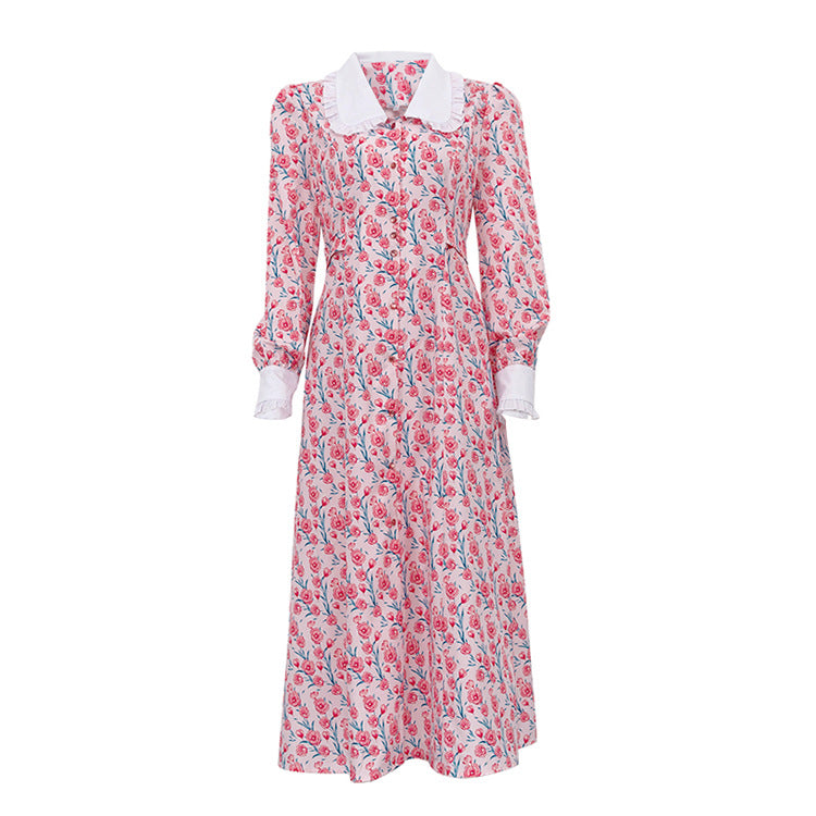 Women's Elegant Floral Print Dress