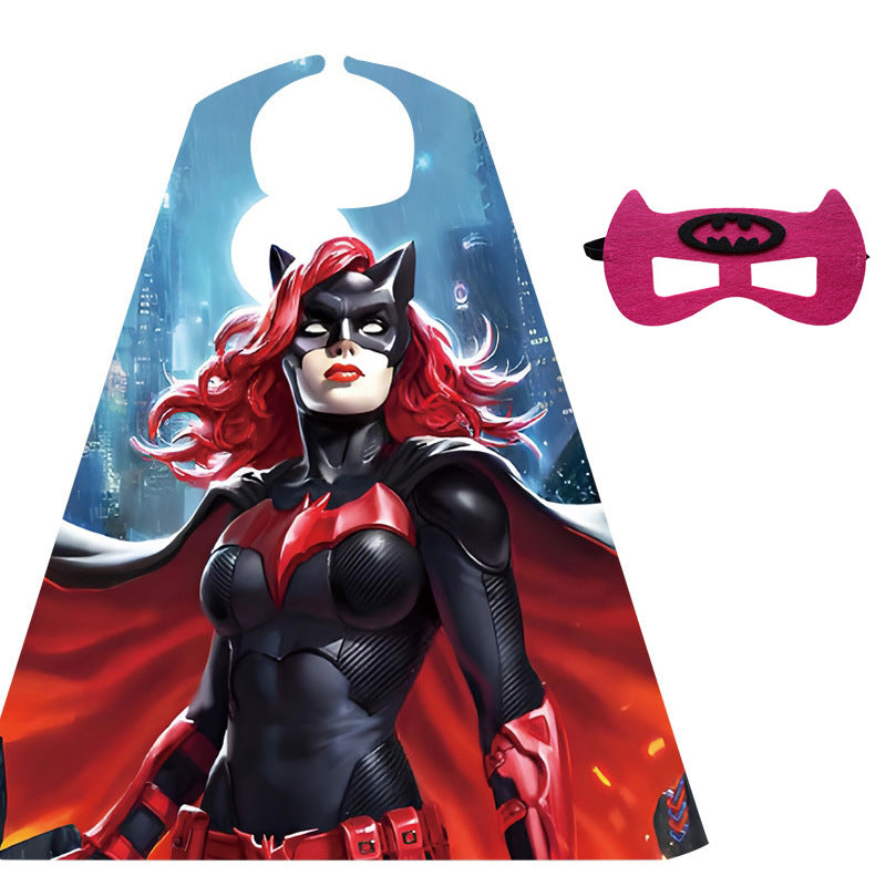 Kids Halloween Superhero Cape Costume