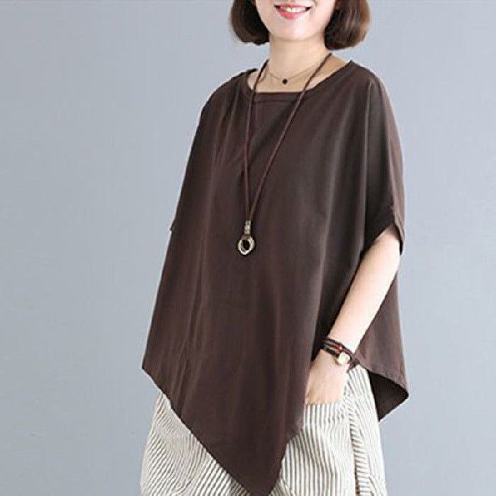 Summer Batwing Sleeves Women Blouses