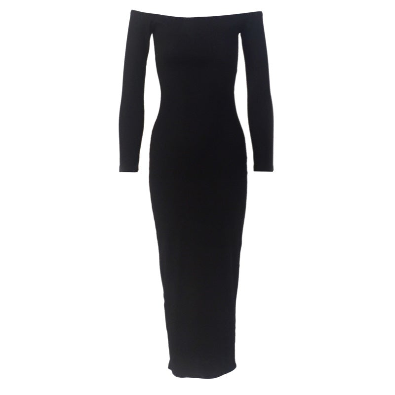 Sexy Off The Shoulder Backless Long Dresses-Dresses-Free Shipping at meselling99