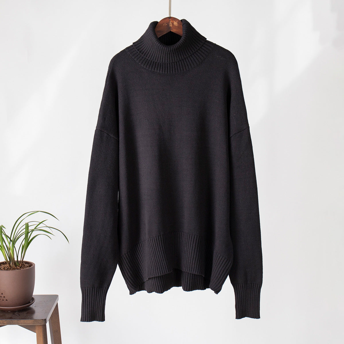 Classical High Neck Knitted Pullover Sweaters