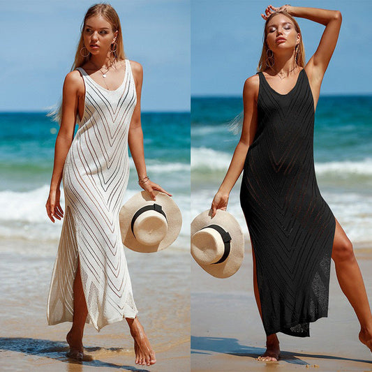 Sexy Backless Knitted Beach Bikini Cover Ups