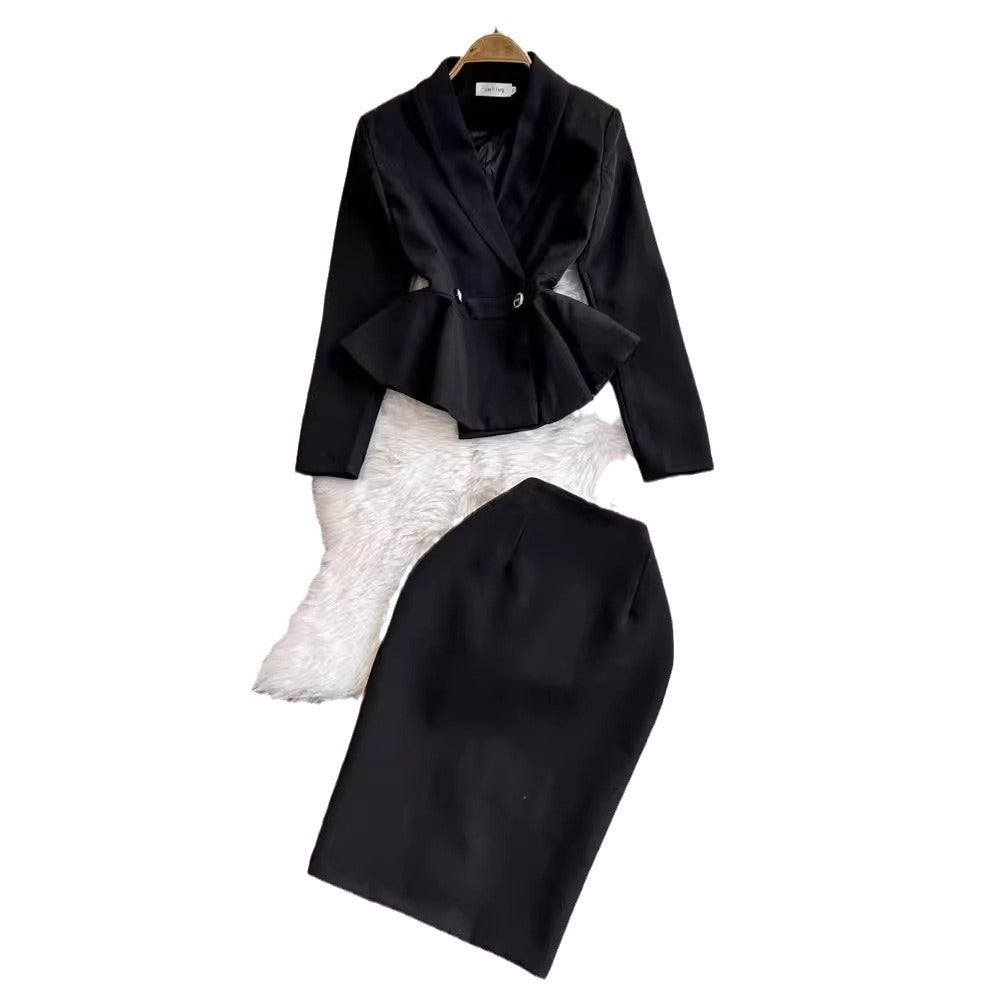 Fashion Long Sleeves Blazers and Sheath Skirts for Women