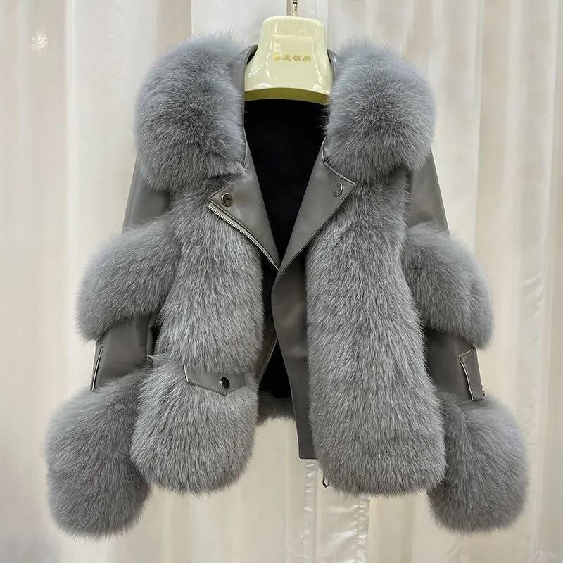 Fashion Faux Fur Winter Overcoats for Women