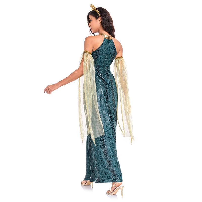 Medusa Costume - Greek Mythology Snake Goddess Gown for Halloween