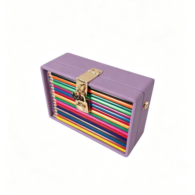 Rainbow Pencil Crossbody Bag