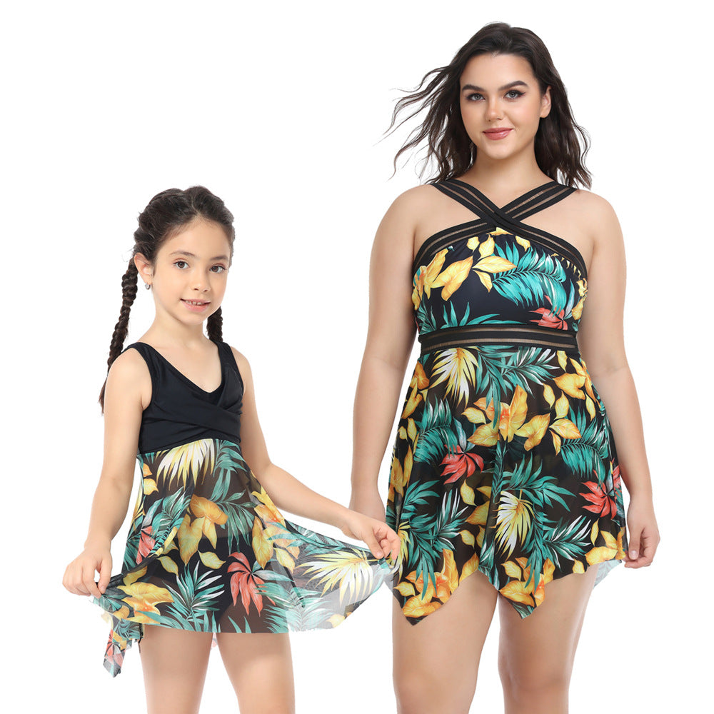 Summer Mother & Kids Women Swimsuits