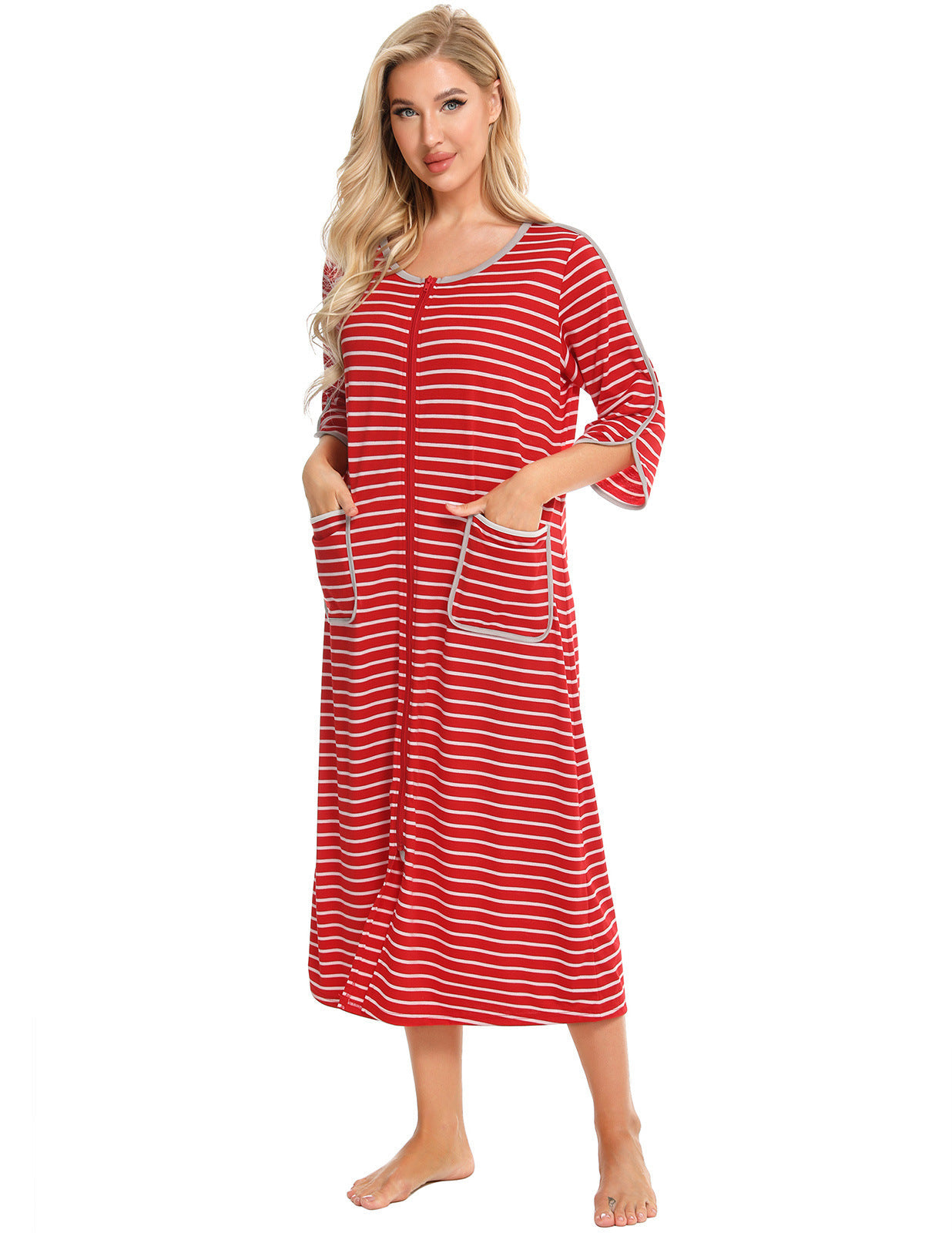 Casual Comfortable Plus Sizes Long Nightgown