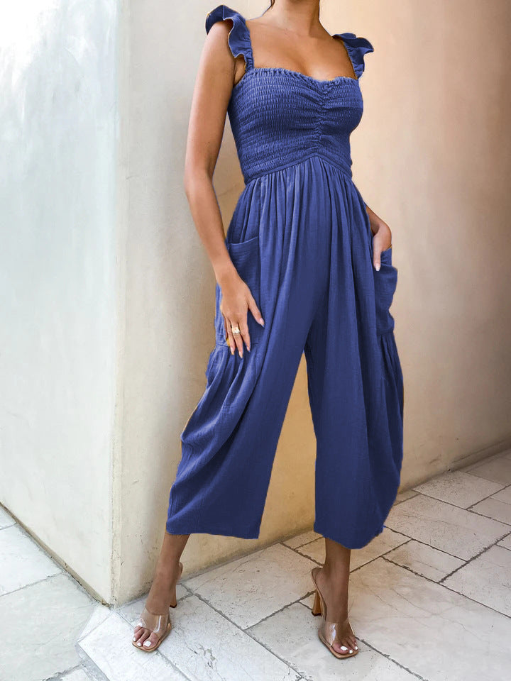 Casual Outgoing Wide Legs Jumpsuits for Women