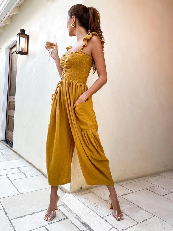 Casual Outgoing Wide Legs Jumpsuits for Women