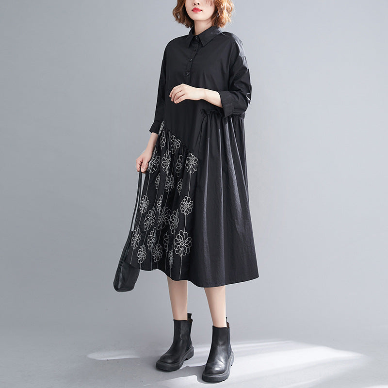 Women Plus Sizes Plus Sizes Polo Shirts Dresses-Dresses-Free Shipping at meselling99