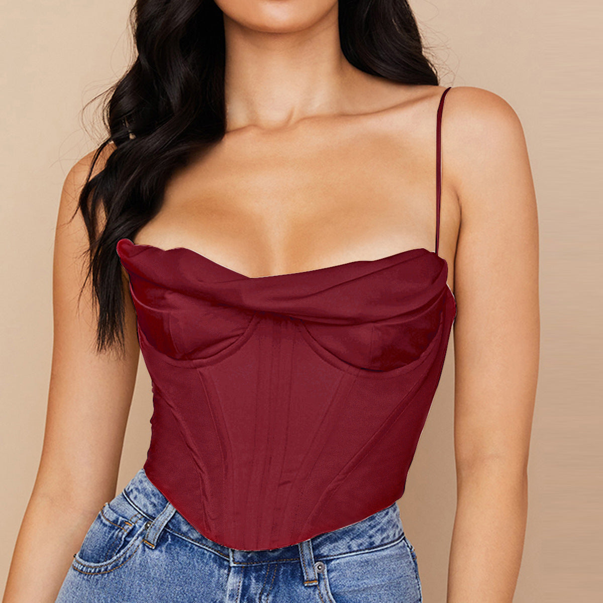 Sexy Satin Tank Tops for Women