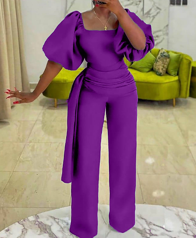 Summer High Waist Women Plus Sizes Jumpsuits Rompers