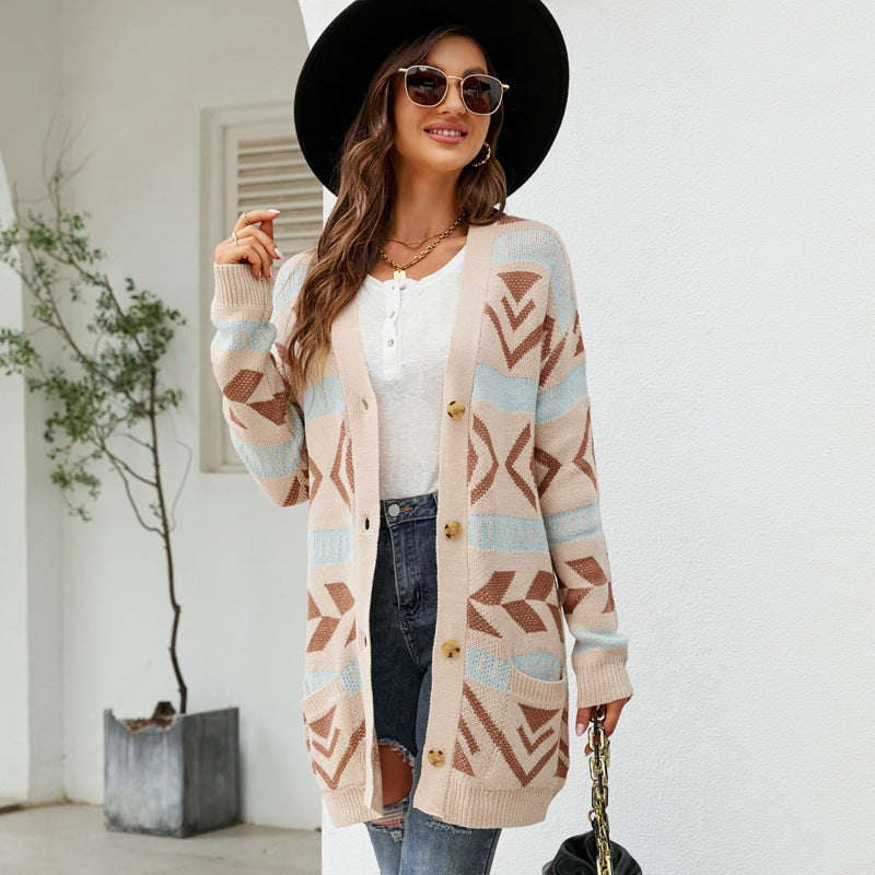 November Rain Pocketed Knit Cardigan