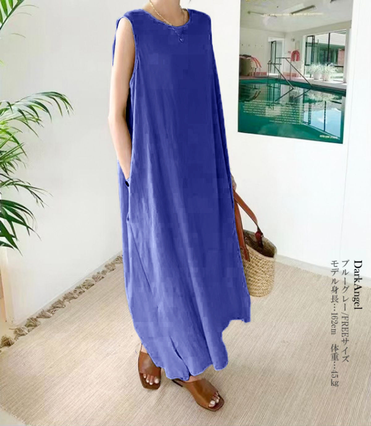 Casual Linen Summer Long Cozy Dresses-Dresses-Free Shipping at meselling99