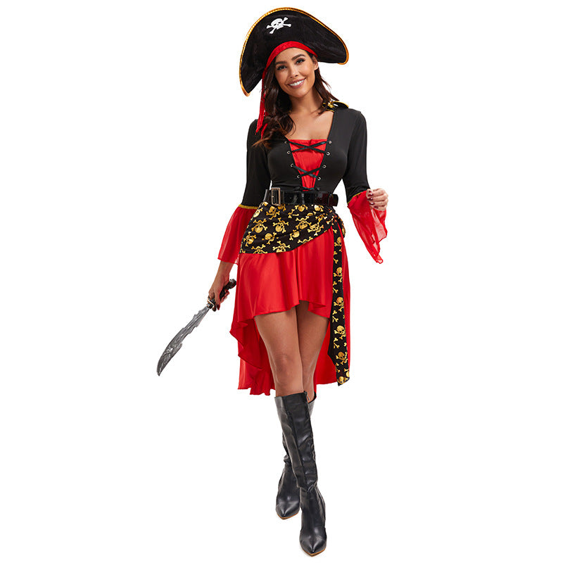 Women's Plus Size Pirate Costume - Halloween & Cosplay Roleplay Outfit