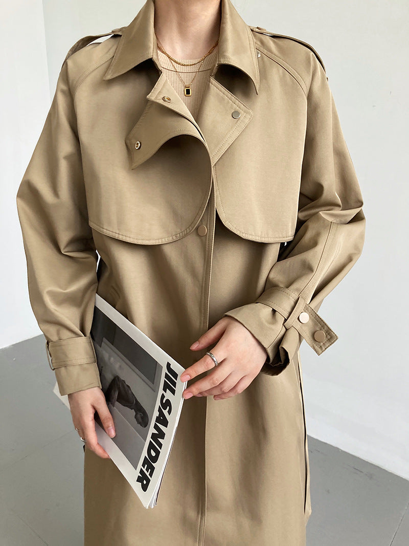 Luxury Designed Fall Long Trench Coats