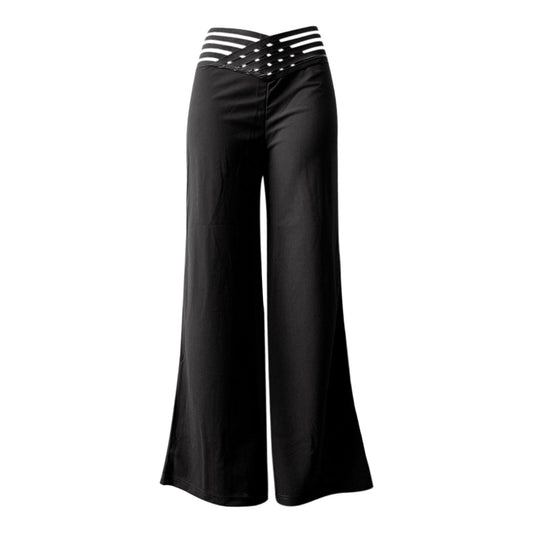 Casual Summer High Waist Wide Legs Pants