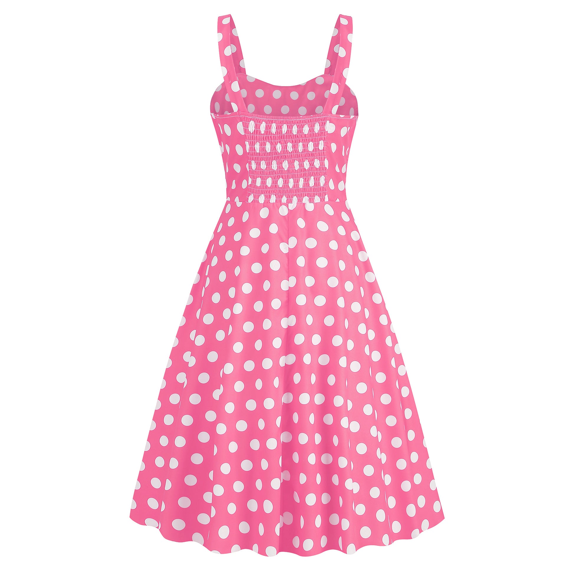 Summer Floral Sundress for Women - Slim Fit Strappy Dress with Cute Print