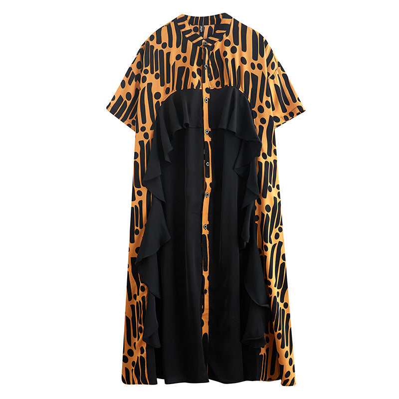 Casual Summer Chiffon Plus Sizes Long Cozy Dresses-Dresses-Free Shipping at meselling99