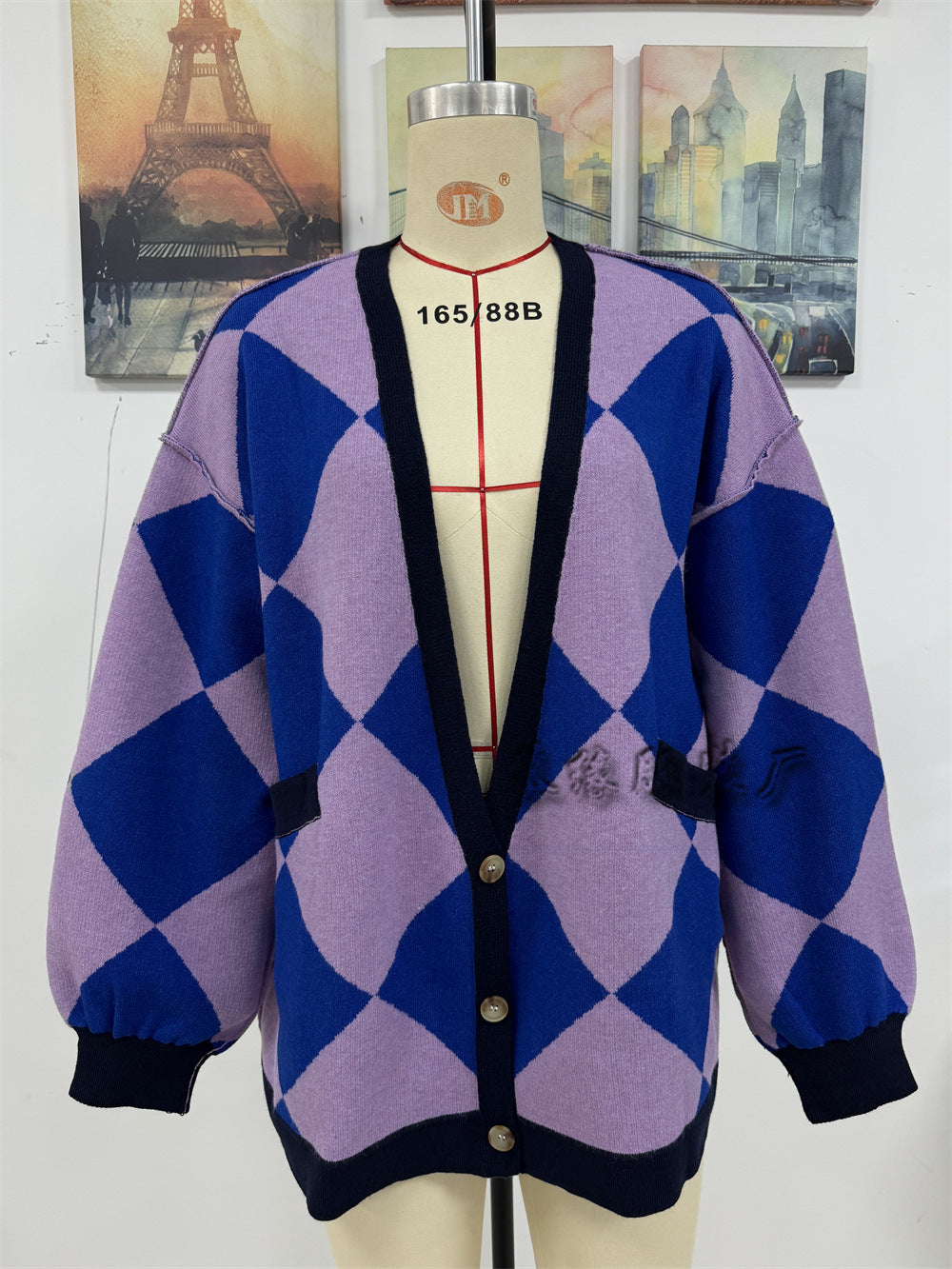 Casual V Neck Knitted Cardigan Sweaters