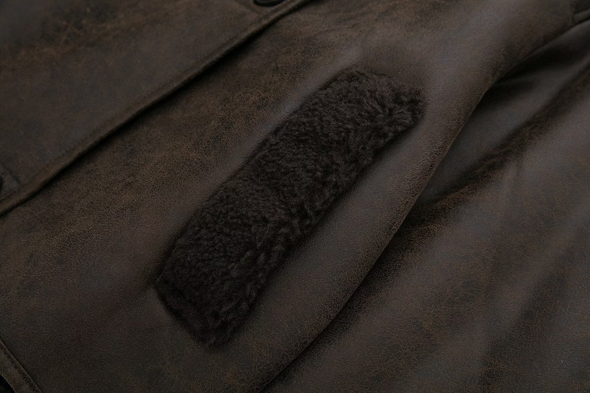 Women's Shearling-Lined Suede Jacket