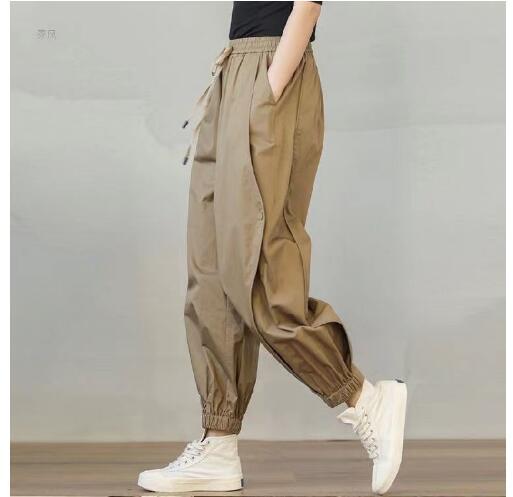 High-Waisted Cargo Jogger Pants