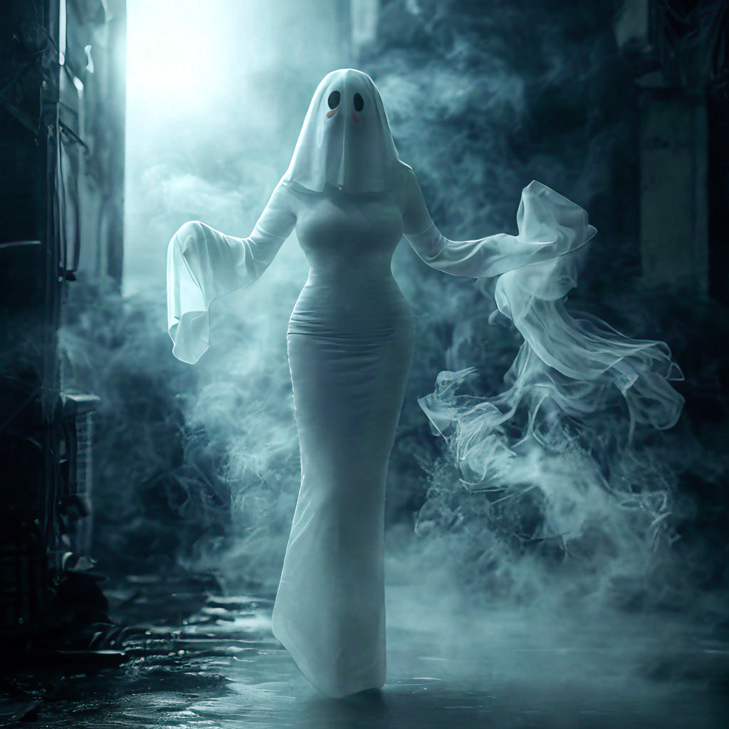 Halloween Cute Ghost Lolita Dress - Kawaii Cosplay Costume for Women