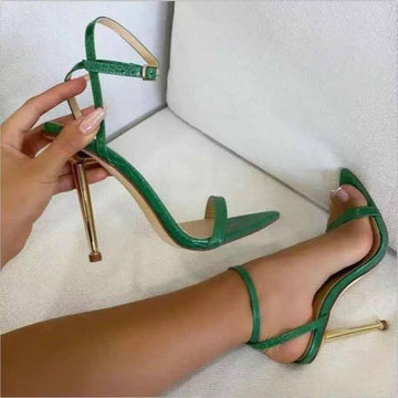 Summer Open Tone Sex Stiletto High Heels-STYLEGOING