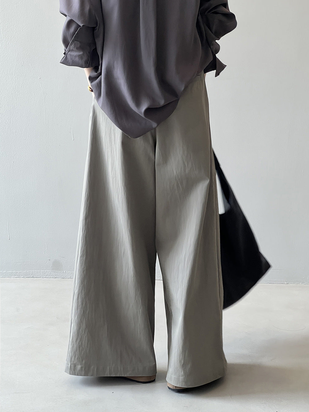 Women's Asymmetric Hem Wide-Leg Pants