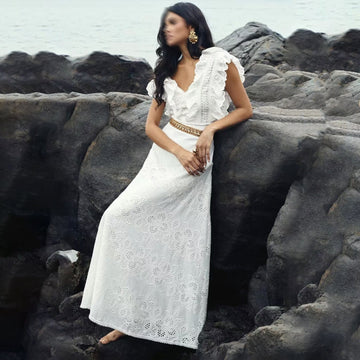 Designed Vacation Style Beach Dress Set