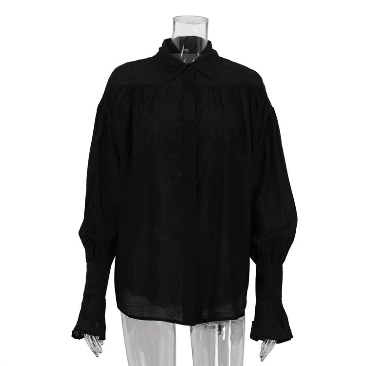 Women's Oversized Button-Down Shirt