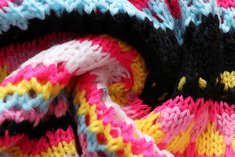 Casual Bohemian Striped Knitted Sweaters