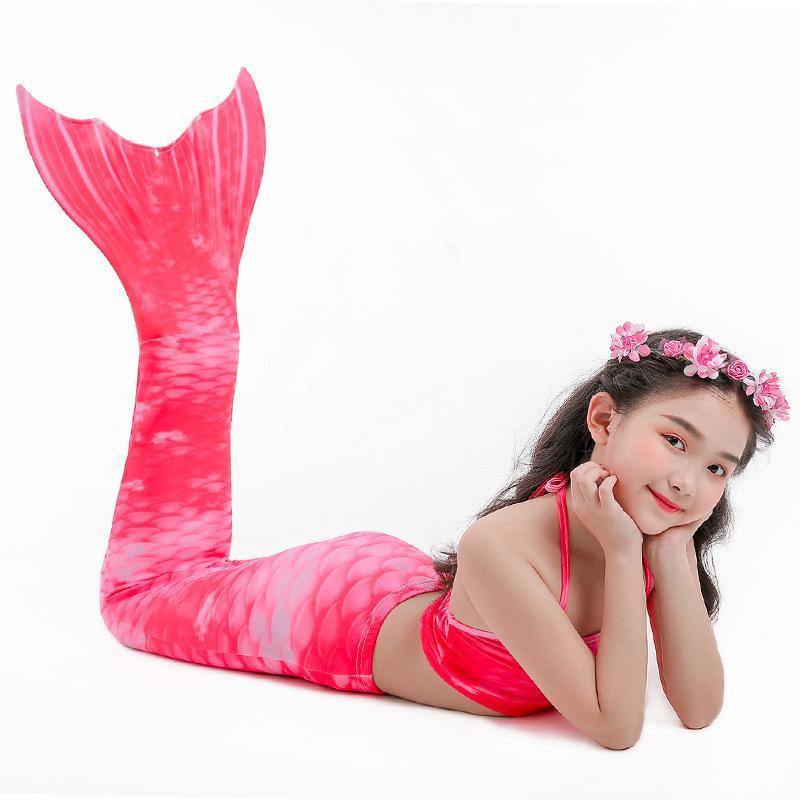 Grils Summer Mermaid Dress&Bikini-STYLEGOING