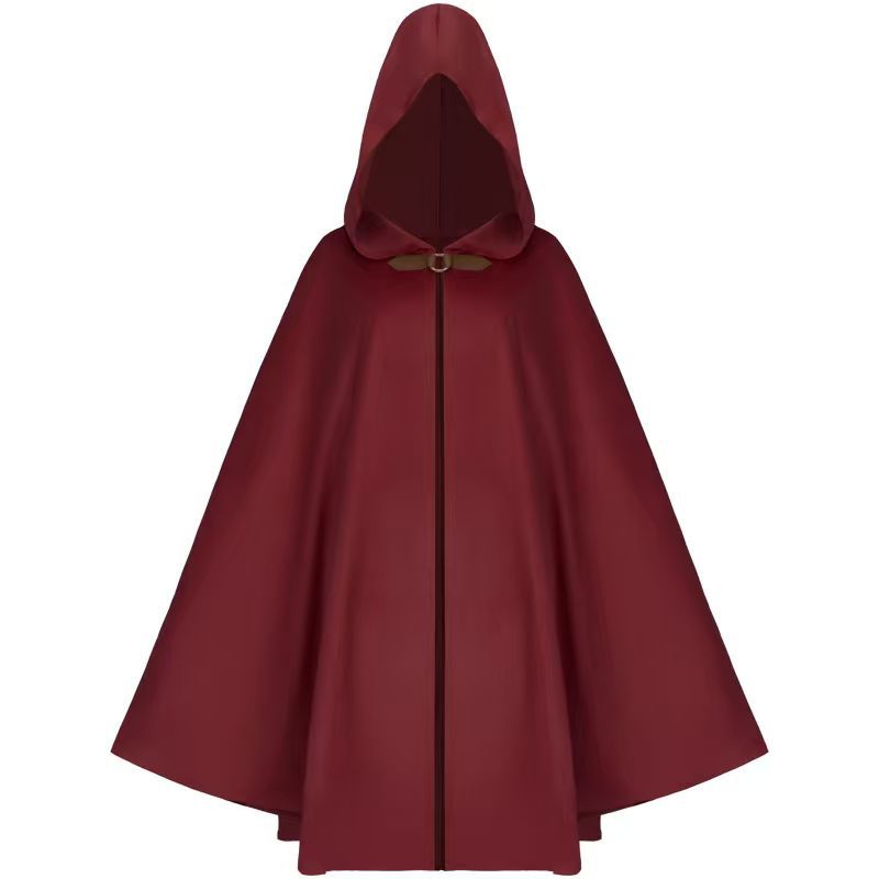 Medieval Deerskin Suede Cloak
