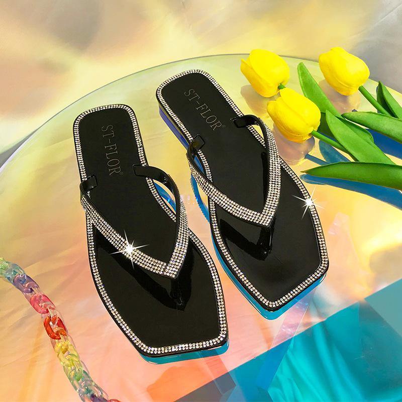 Women Summer Jelly Flip Flops Slippers-STYLEGOING
