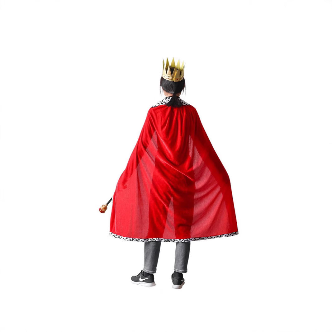 Halloween King Cape Costume for Kids & Adults