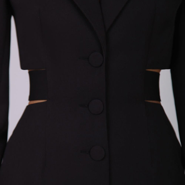 Women's Cutout Blazer Office Dress