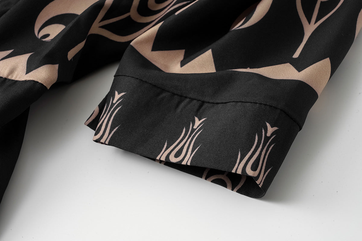 Women's Summer Boho Floral Print Short Sleeve Dress