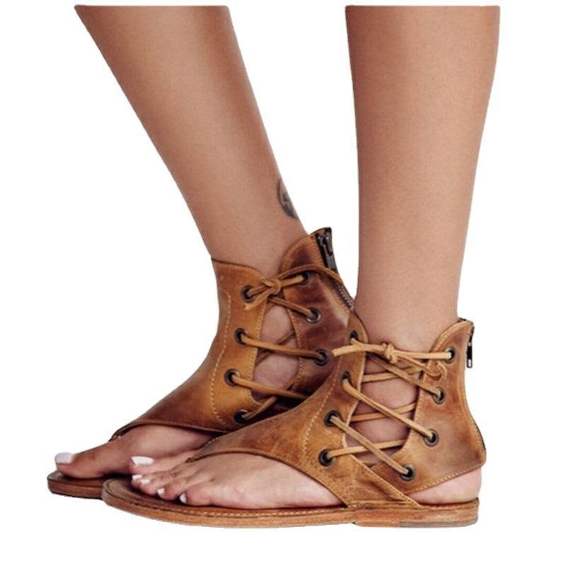 Women Summer Flip Flop Flat Sandals-STYLEGOING