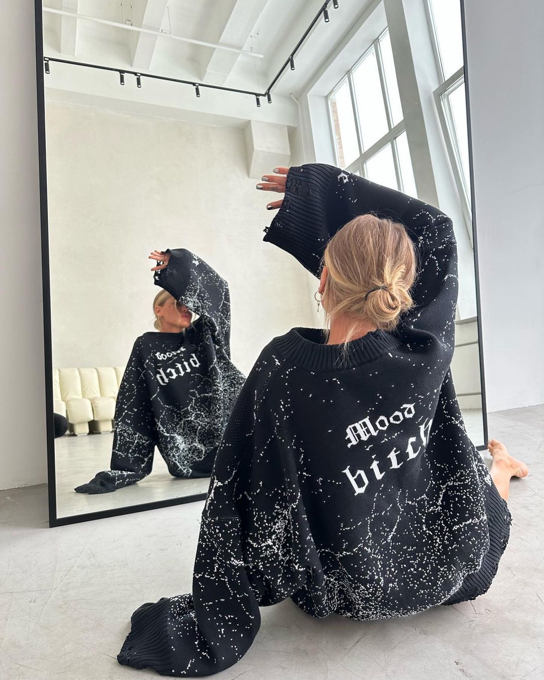 Casual Designed Letter Knitted Sweaters for Women