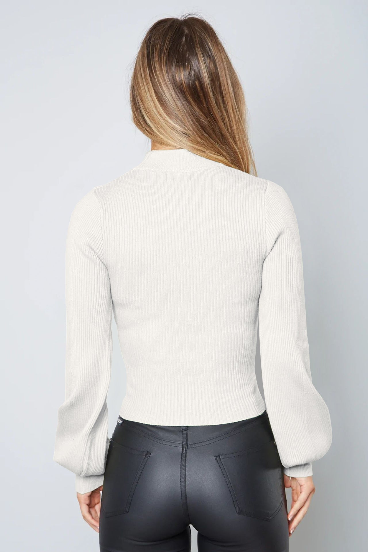 Sexy High Neck Knitted Sweaters for Women