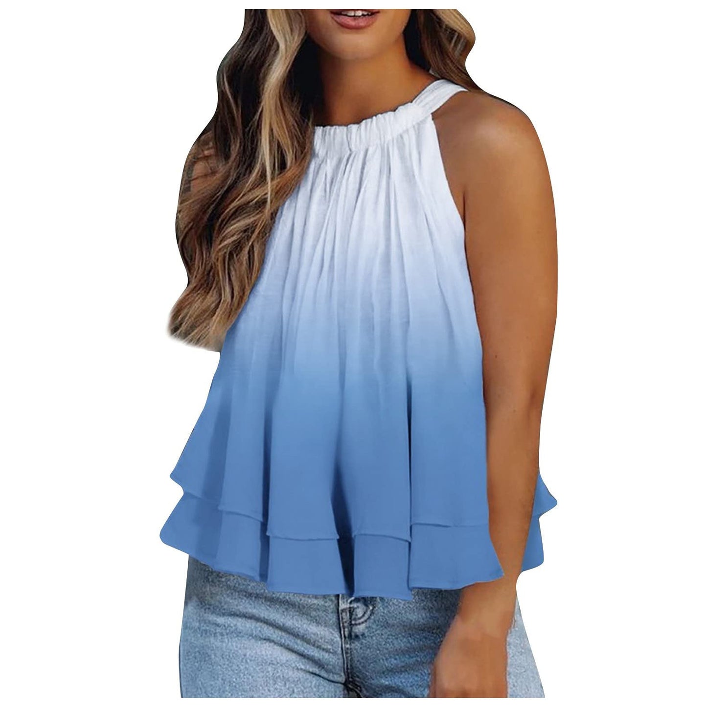 Sexy Halter Sleeveless Summer Tops