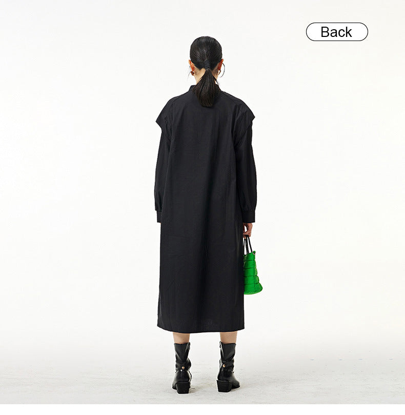 Classy Plus Sizes Women Shirt Dresses-Dresses-Free Shipping at meselling99